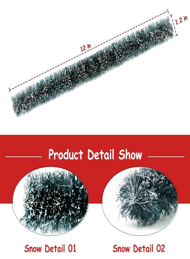 VKQ Suitable for All Your Christmas DIY, The Village Series Flexible Sisal Hedge, Can Be Shaped to Suit Your Landscape, 12 inches Long?One Pack of Four - Image 5